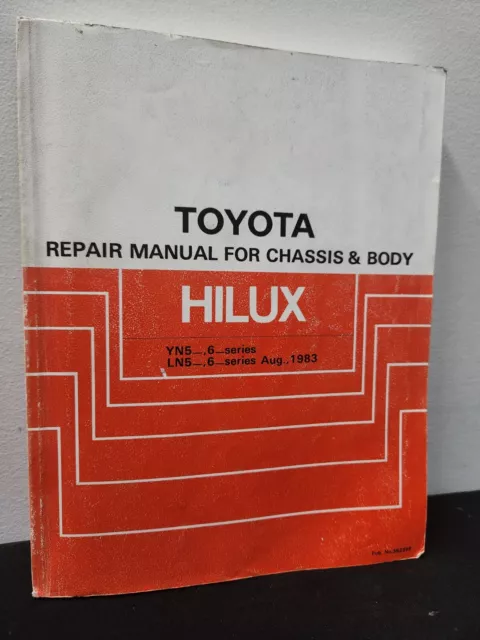 Toyota Hilux Yn5-6 Ln5-6 1983-1986 Factory Workshop Manual Free Post Australia