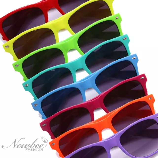 Horn Rimmed Sunglasses Vintage Neon Frame Several Colors Sunglasses Retro