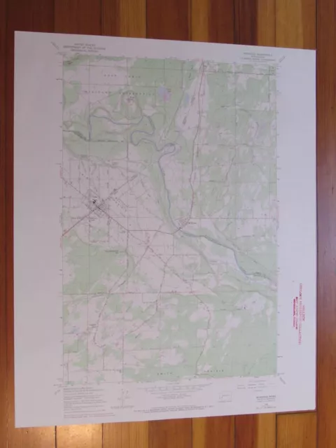 McKenna Washington 1969 Original Vintage USGS Topo Map
