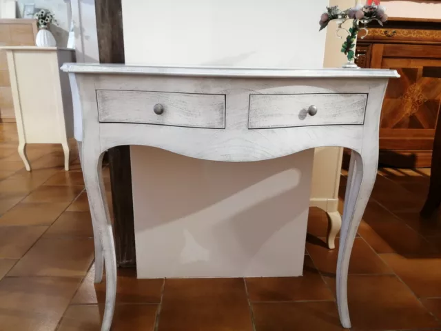 INGRESSO CONSOLLE TAVOLO tavolino classico moderno avorio bianco