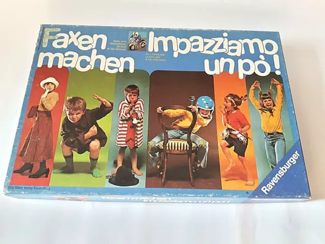 Ravensburger Spiel- Faxen machen- Impazziamo unpo!- 1979