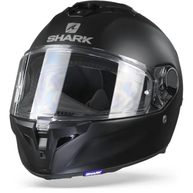Shark Spartan GT KMA Blank Matt Black Full Face Helmet