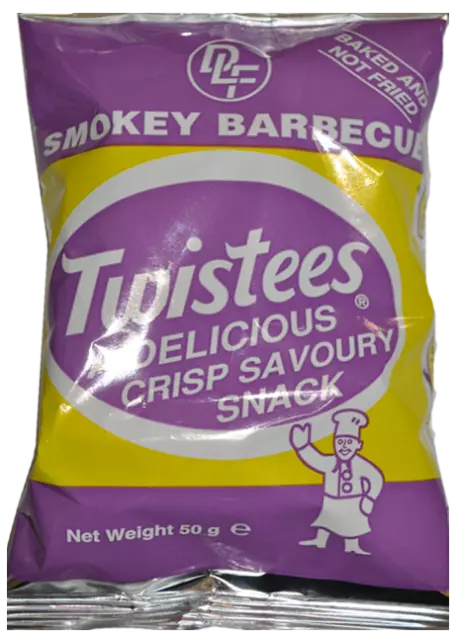 10x pkt Malta Maltese Twistees Somkey barbecue al forno SENZA GLUTINE spuntino riso 2