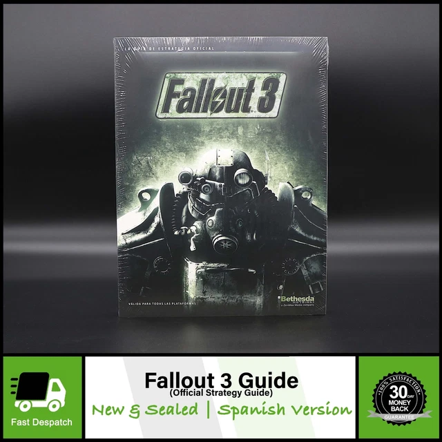Fallout 3 | The Official Strategy Guide + Map For PS3 & Xbox 360 Game | Spanish