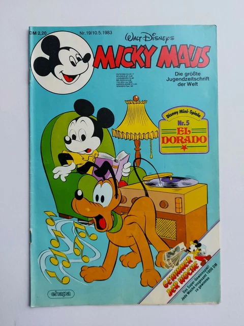 Ehapa - Micky Maus Nr. 19 / 10.5.1983 - Top Zustand / Z1-2 (ohne Beilage)