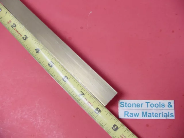 1/2" x 1/2" C360 BRASS SQUARE BAR 8" long Solid .50" Flat Mill Stock H02