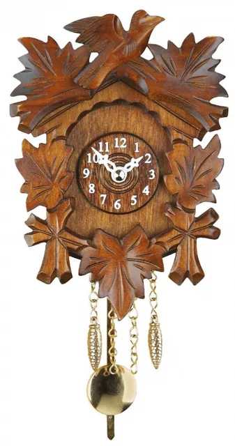 Kuckulino Black Forest Clock with quartz movement and cuckoo ch.. TU 2015 PQ NEW