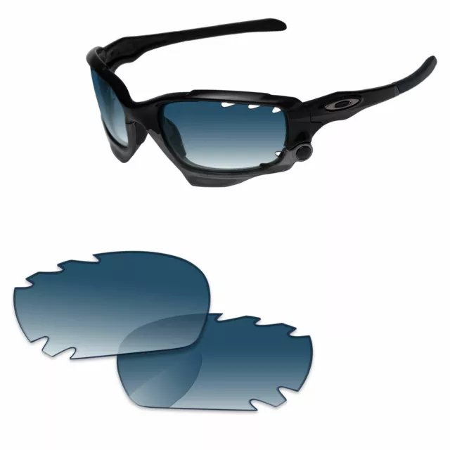 PapaViva Polarized Replacement Lenses For-Oakley Jawbone Vented - Blue Gradient