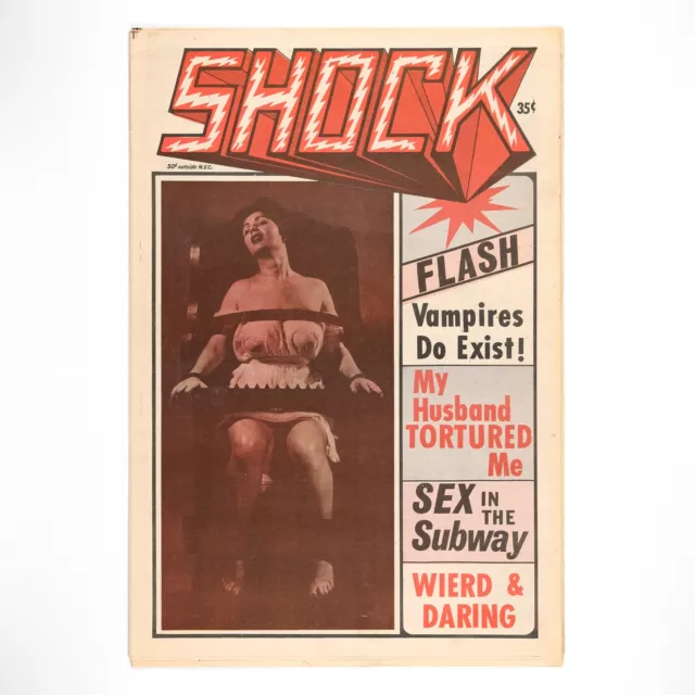 Shock: Flash / Marv Grafton, ed. / 1969 NYC Sex Tabloid / Horror Sleaze Smut