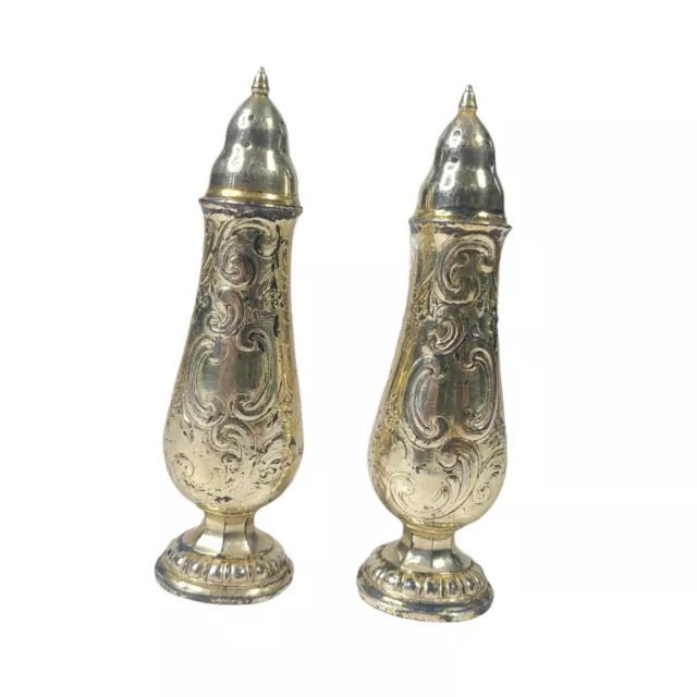 Heavy George III Golden Pepper Shakers - Insignia 563 , Since 1775 3