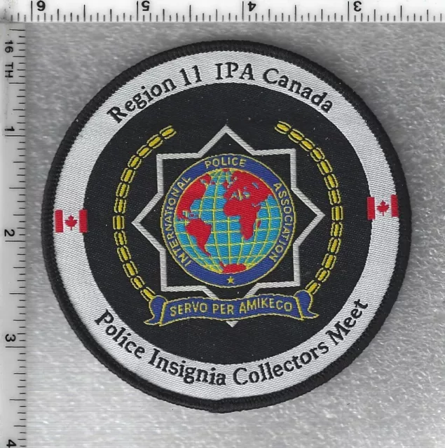 Police Insignia Collectors Meet Region 11 IPA Canada - Shoulder Patch