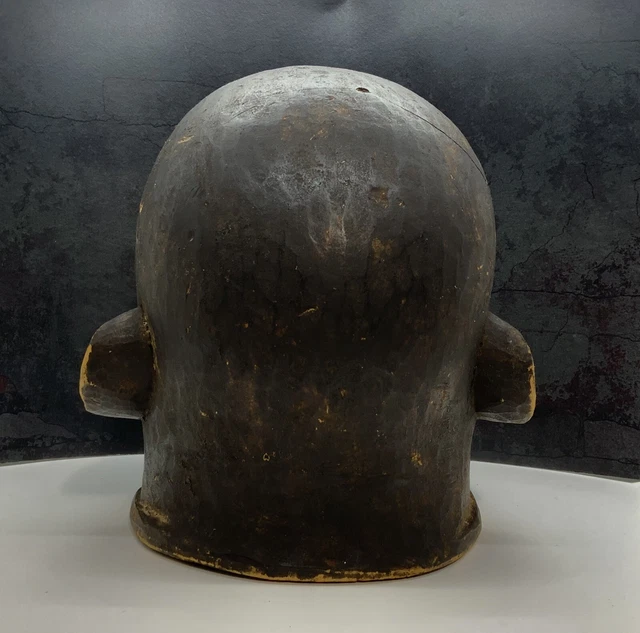 Traditional African Makonde Lipico Helmet Mask 4