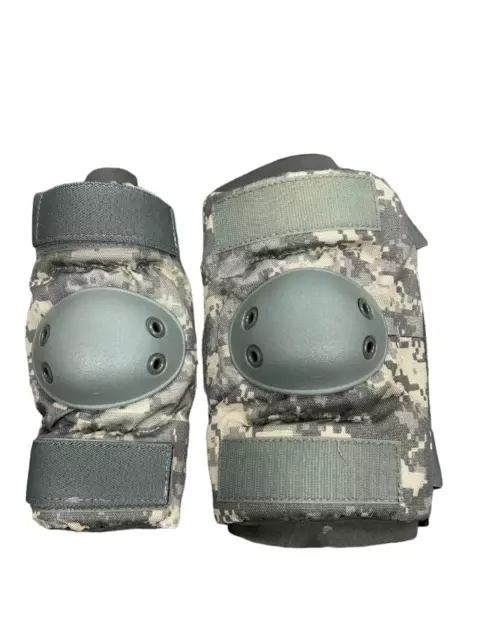 Genuine US Army Army ACU Camouflage Tactical Elbow Pads Military Protection NEW