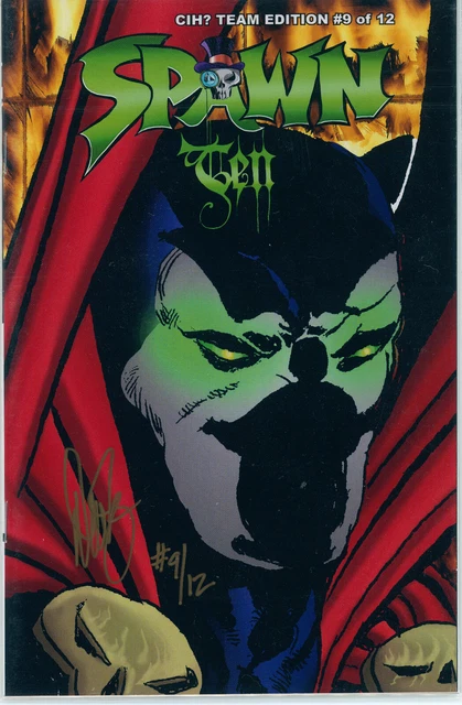 Spawn #10 ashcan comic ULTRA RARE CIH edition only 12 printed Cerebus Signed CGC