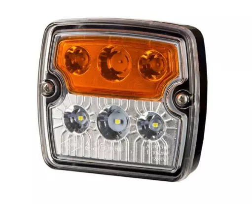 LED Rundumleuchte mit 4 Blitzmuster 12V 24V ECE R65 R10 E9 für PKW