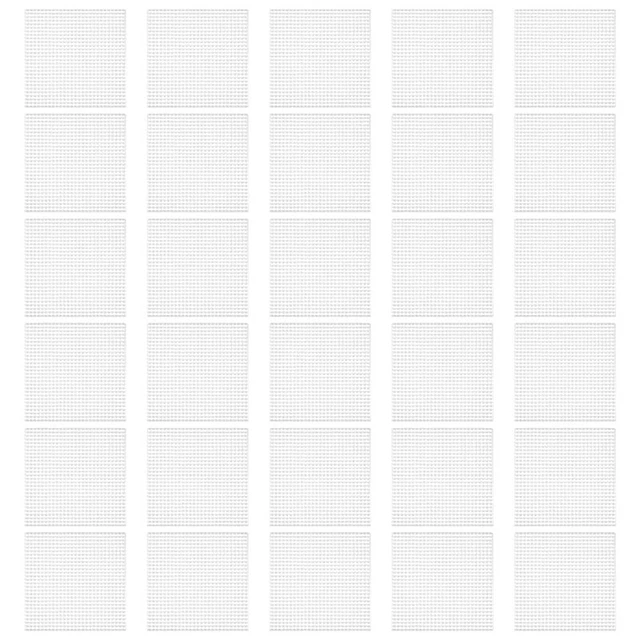 30 piezas Hojas de Lona de Plástico para Bordados, Acrílico, Tejer unA4C5