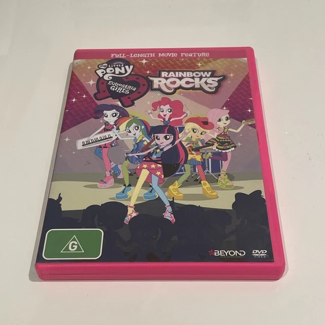 MY LITTLE PONY Equestria Girls Rainbow Rocks Dvd Movie Region 4 Pal ...