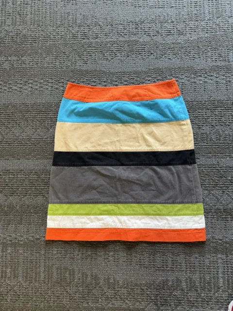 MOSCHINO JEANS  Color Block Skirt SZ.  10