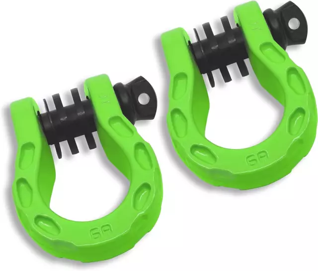 GearAmerica Mega D Ring Shackles – 68,000 lbs Capacity, Stronger Than 3/4 D Ri