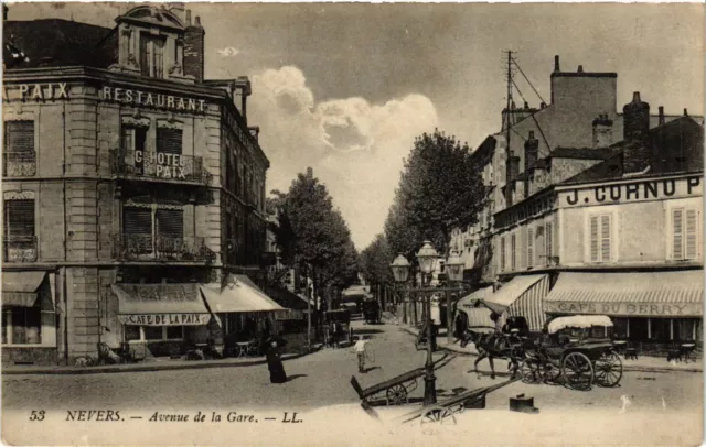 CPA NEVERS - Avenue de la Gare (456916)