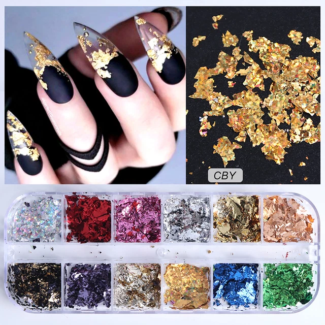 Lentejuelas de uñas duraderas únicas únicas decoración de lentejuelas de uñas