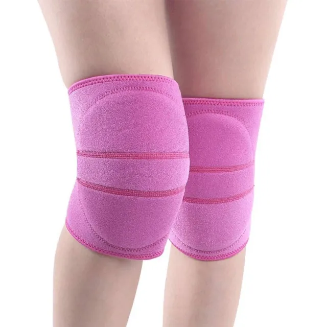 1 paio di ginocchiere traspiranti arrampicata rosa protezione ginocchio yoga ciclismo