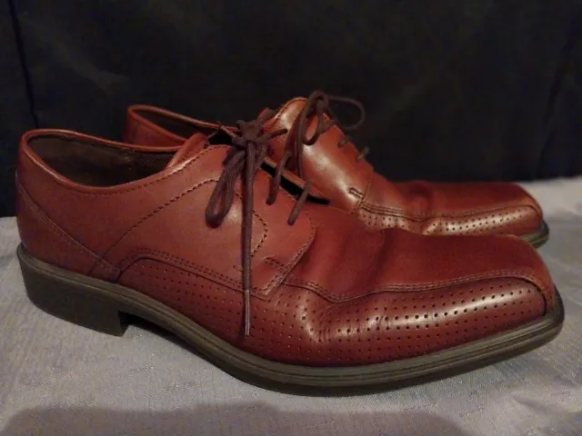 ECCO Mens Size EUR 41 Brown Leather Dress Shoes
