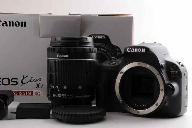 【TOP MINT】 Canon EOS Kiss X7 /Rebel SL1 /100D 18.0MP + Kit d'objectif...