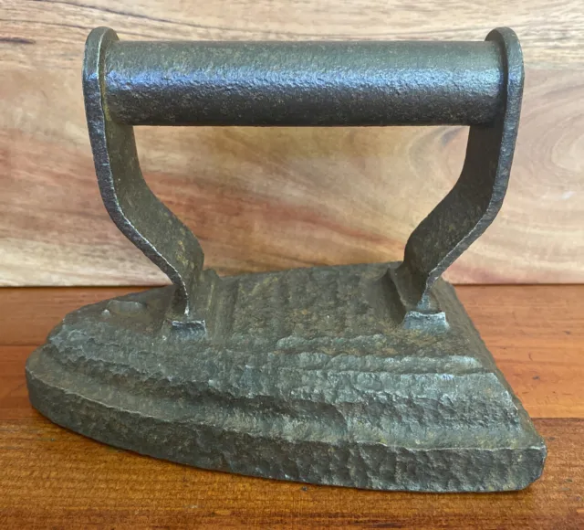Antique Salter Silvester Patent  # 7 Cast Iron Flat Iron Late 19c
