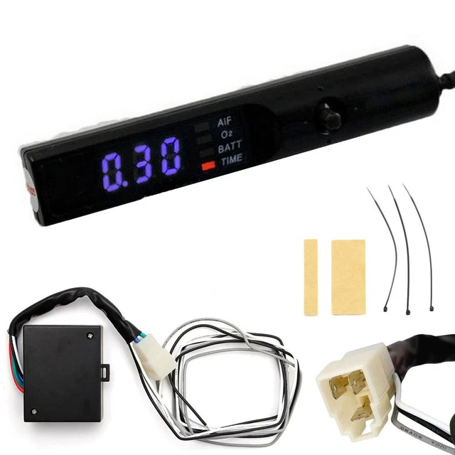 Auto Turbo Timer per NA & Turbo Penna Nero Controllo Unità LED Blu 12V