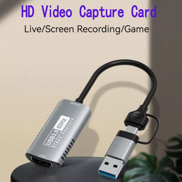 Carte de Capture vidéo haute définition 4K HDTV vers USB3.0/type-c jeu en direct