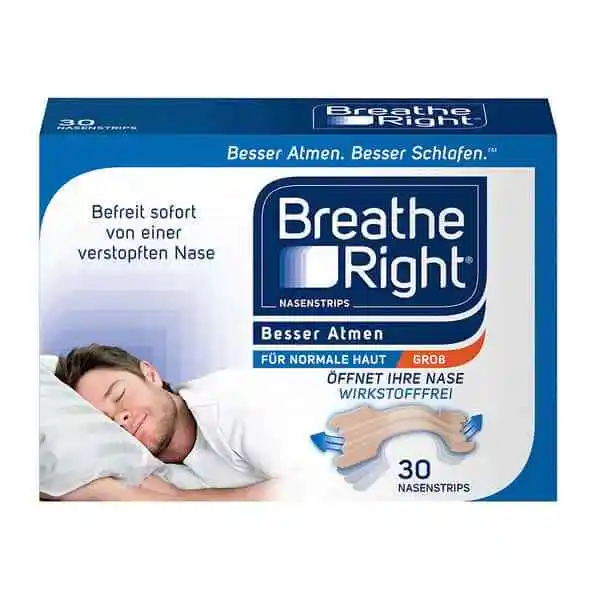 BESSER Atmen Breathe Right Nasenpfl.gross beige 30 St P