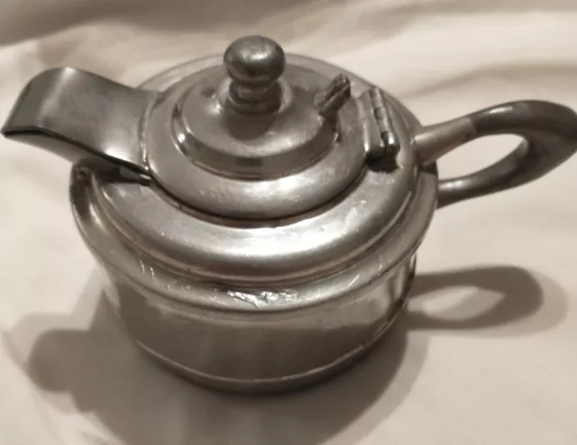 Antique G.I. Mix & Co. Railroad Coffee Pot-GREAT Patina Marked Princess