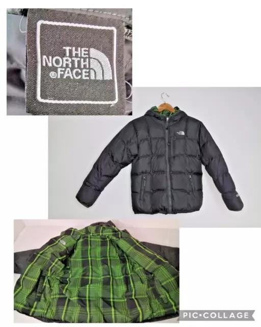 The North Face Reversible Down Jacket Boys Large Puffer #W2463