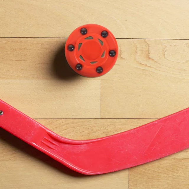 2 Roller Hockey Training Pucks for Stick Handling Practice