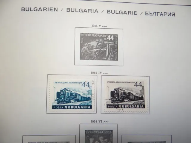 Briefmarken Bulgarien gest. 39 S. Album Olympia Landschaft Flora Fauna - 1954-70