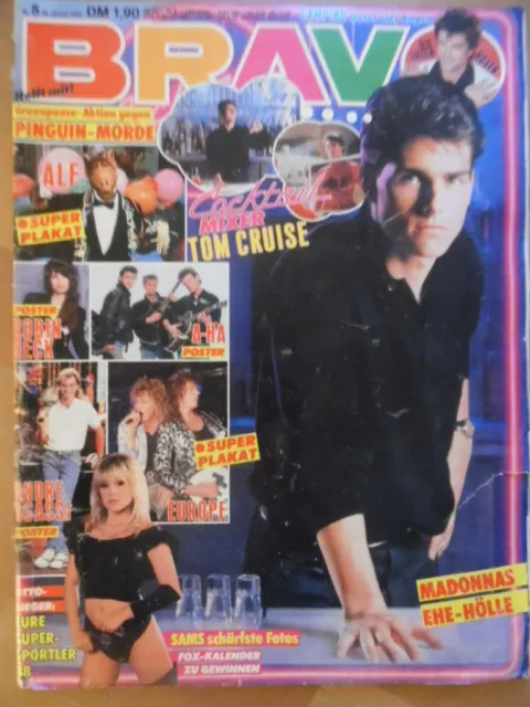 BRAVO 5 - 1989 (4) Tom Cruise Europe ÄRZTE Campino Samantha Fox Hendrik Martz