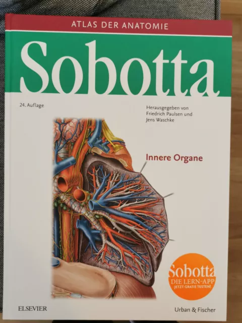 Sobotta Atlas der Anatomie Präpkurs Anatomieatlas Innere Organe Paulsen Medizin