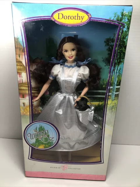 Dorothy Barbie Doll Wizard of Oz Pink Label K8682 Toto NIB