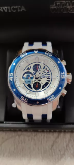 Invicta Star Wars R2D2 Limited Edition Men's 48mm Chronograph Watch 32528 RARE