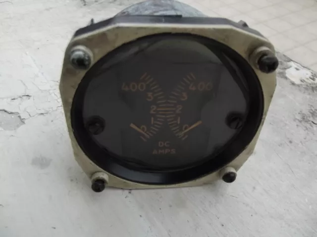 WW2 USAAF AMPS D C Indicator 50's by THE HICKOX INSTRUMENTS ELECTRICAL.CO avion