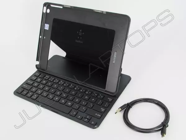 Belkin F5L151 Ultimate Tastatur Schutzhülle UK US Englisch Blau - Zerkratzt /