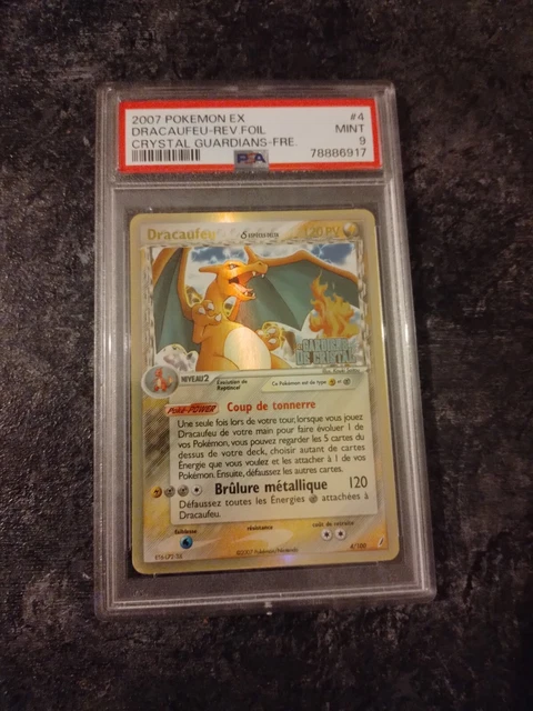 Carte Pokémon Dracaufeu 6/108 - Reverse Holo - Set Gardiens Du Pouvoir - État Heavily Played (très Abîmée)