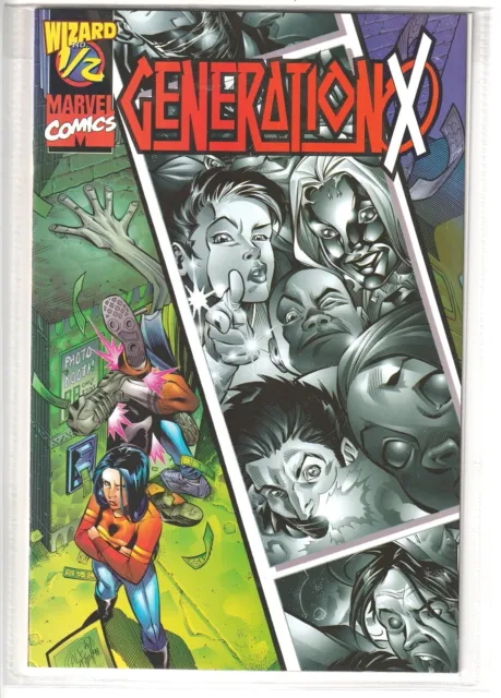 1998 GENERATION X #1/2 with COA Marvel Comics Wizard Exclusive Near Mint X-Men