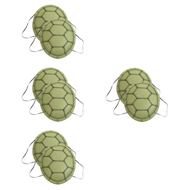 8 PCS Turtle Shells Cosplay Simulation Shells de tortue Performance Performance