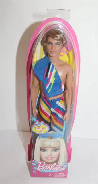 Barbie Bath Play Fun! Doll Mattel Brand New 2010 T7188