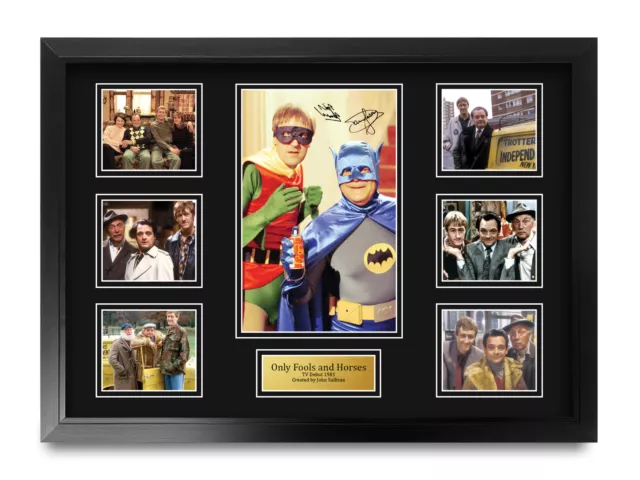 Only Fools and Horses Signed Large A2 Framed Printed Autograph Memorabilia Gift