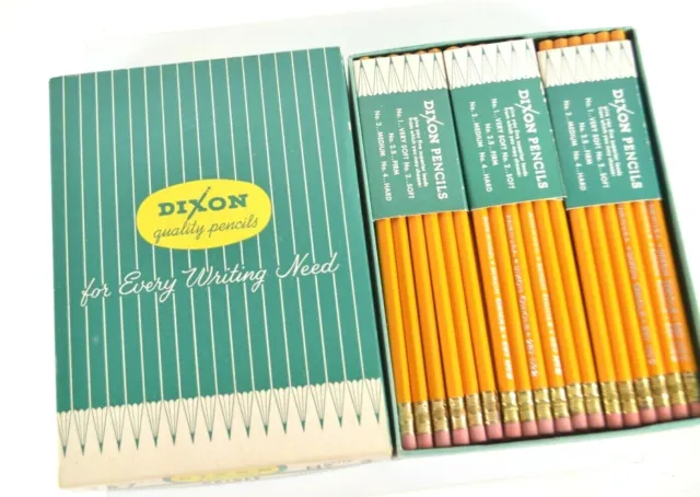 Vintage Dixon Writing Pencils 6 Dozen Case NOS Complete Six Dozen No 2 Oriole