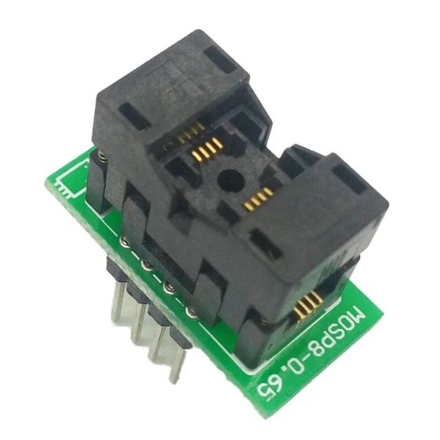 MSOP8 to DIP8 MCU Test IC Socket Programmer Adapter Socket R1Z7