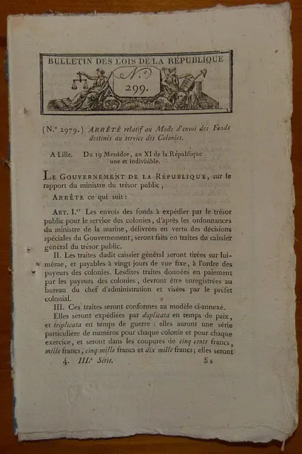 BL n°299 / communes de Merdop, Jandrain, Migny, Lazenay - Lille  / 1803